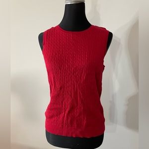 Michael Kors knit red top
